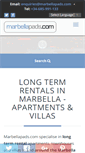 Mobile Screenshot of marbellalongtermrentals.com